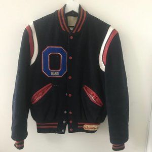 Vintage Oberlin Letterman Varsity Band Jacket 1950
